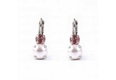 Antigua kristály fülbevaló ródium