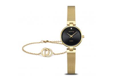 Bering Classic Diamond női óra szett - 17724-332-GWP
