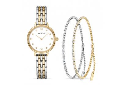 Bering Classic női óra szett - 11028-714-GWP