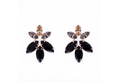 Black Orchid exkluzív fülbevaló