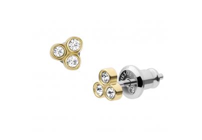 Fossil fülbevaló Trio Glitz