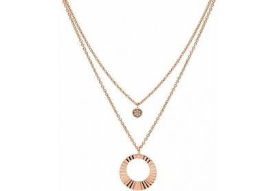 Fossil kettös bronz nyaklánc JF03546791