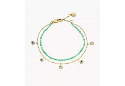 Fossil Sutton Evil Eye Multi-Strand karkötő