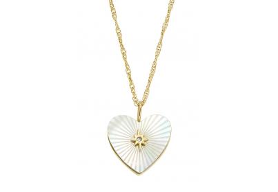 Fossil Sutton Heart női nyaklánc