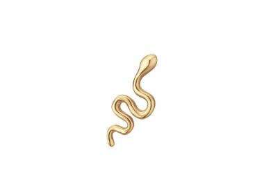 Jackie Gold arany kigyó fülpircing