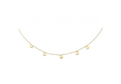 Jackie Gold nyaklánc arany lemezekkel - JKN20.045
