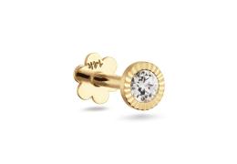 Jackie Gold Vintage topáz  arany fülpiercing