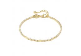 Nomination Petite Sparkle aranyozott ezüst tenisz karkötő