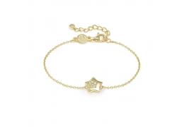 Nomination Petite Sparkle csillag aranyozott ezüst karkötő