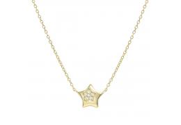 Nomination Petite Sparkle csillag aranyozott ezüst nyaklánc