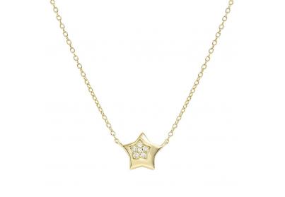 Nomination Petite Sparkle csillag aranyozott ezüst nyaklánc