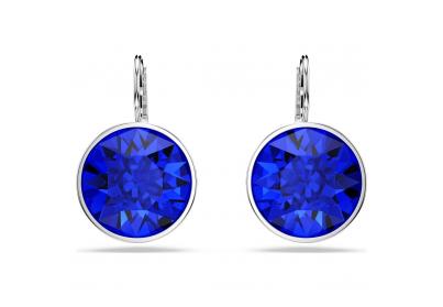 Swarovski Bella fülbevaló kék kristállyal