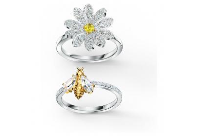 Swarovski flower gyűrű szett