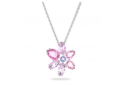 Swarovski Gema nyaklánc rózsaszín  medállal - 5662493