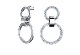 Swarovski Hollow karika fülbevaló