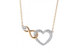 Swarovski Infinity Heart női nyaklánc