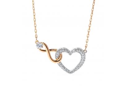 Swarovski Infinity Heart női nyaklánc