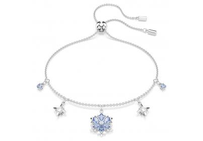 Swarovski Magic hópelyhes karkötő kék kristállyal 5734244