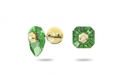 Swarovski Numina fülbevaló zöld kristállyal