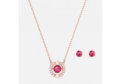 Swarovski rose nyaklánc szett - 5480494