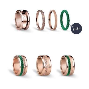 Bering GREENLIGHT-8 női gyűrű set