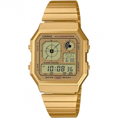 Casio Retro férfi óra A130WEG-9AEF