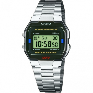 Casio Retro férfi óra A163WA-1QES