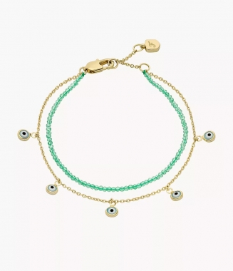 Fossil Sutton Evil Eye Multi-Strand karkötő