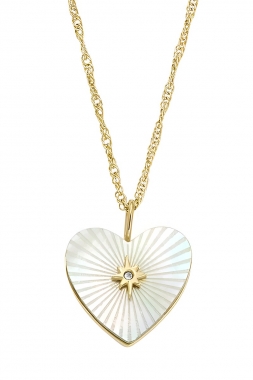 Fossil Sutton Heart női nyaklánc