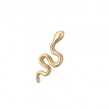 Jackie Gold arany kigyó fülpircing