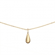 Jackie Gold arany nyaklánc csepp medállal