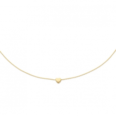 Jackie Gold arany nyaklánc szív medállal