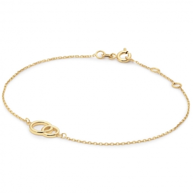 Jackie Gold Giro Doppio karkötő