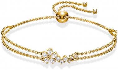 Swarovski arany színű karkötő