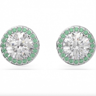 Swarovski Constella fülbevaló zöld kristállyal