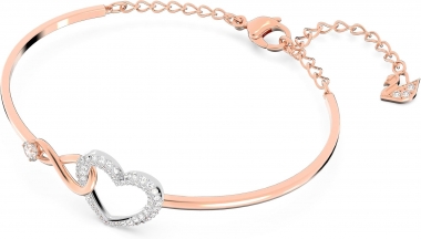 Swarovski Infinity Heart karkötő - 5518869