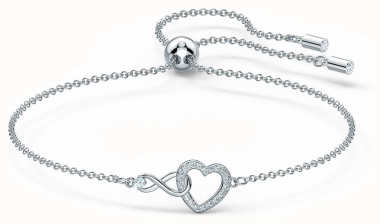 Swarovski Infinity Heart karkötő - 5524421