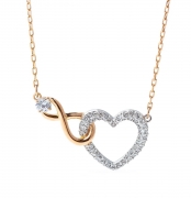 Swarovski Infinity Heart női nyaklánc
