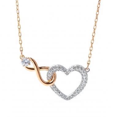 Swarovski Infinity Heart női nyaklánc