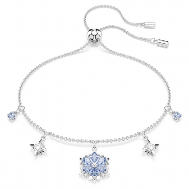 Swarovski Magic hópelyhes karkötő kék kristállyal 5734244