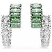 Swarovski Mátrix fülbevaló zöld kristállyal - 5732264