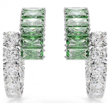 Swarovski Mátrix fülbevaló zöld kristállyal - 5732264