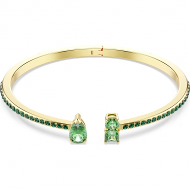 Swarovski Mátrix karperec zöld kristállyal