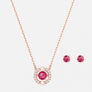 Swarovski rose nyaklánc szett - 5480494