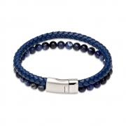 Unique férfi karkötő B498BLUE