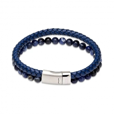 Unique férfi karkötő B498BLUE