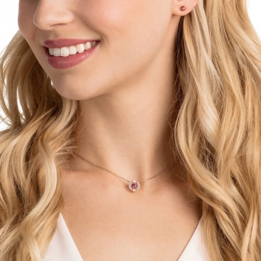 Swarovski rose nyaklánc szett - 5480494