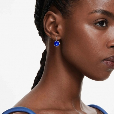 Swarovski Bella fülbevaló kék kristállyal
