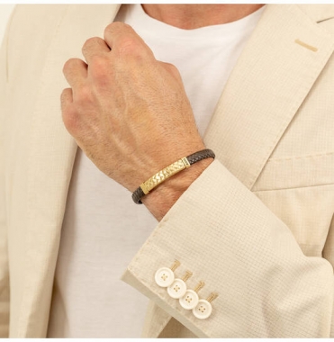 Hugo Boss Toilored férfi karkötő - HBJ1580675M