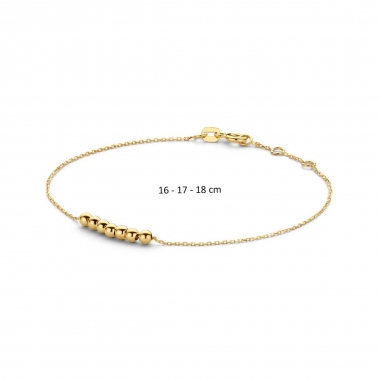 Jackie Gold arany karkötő mini gömbökkel